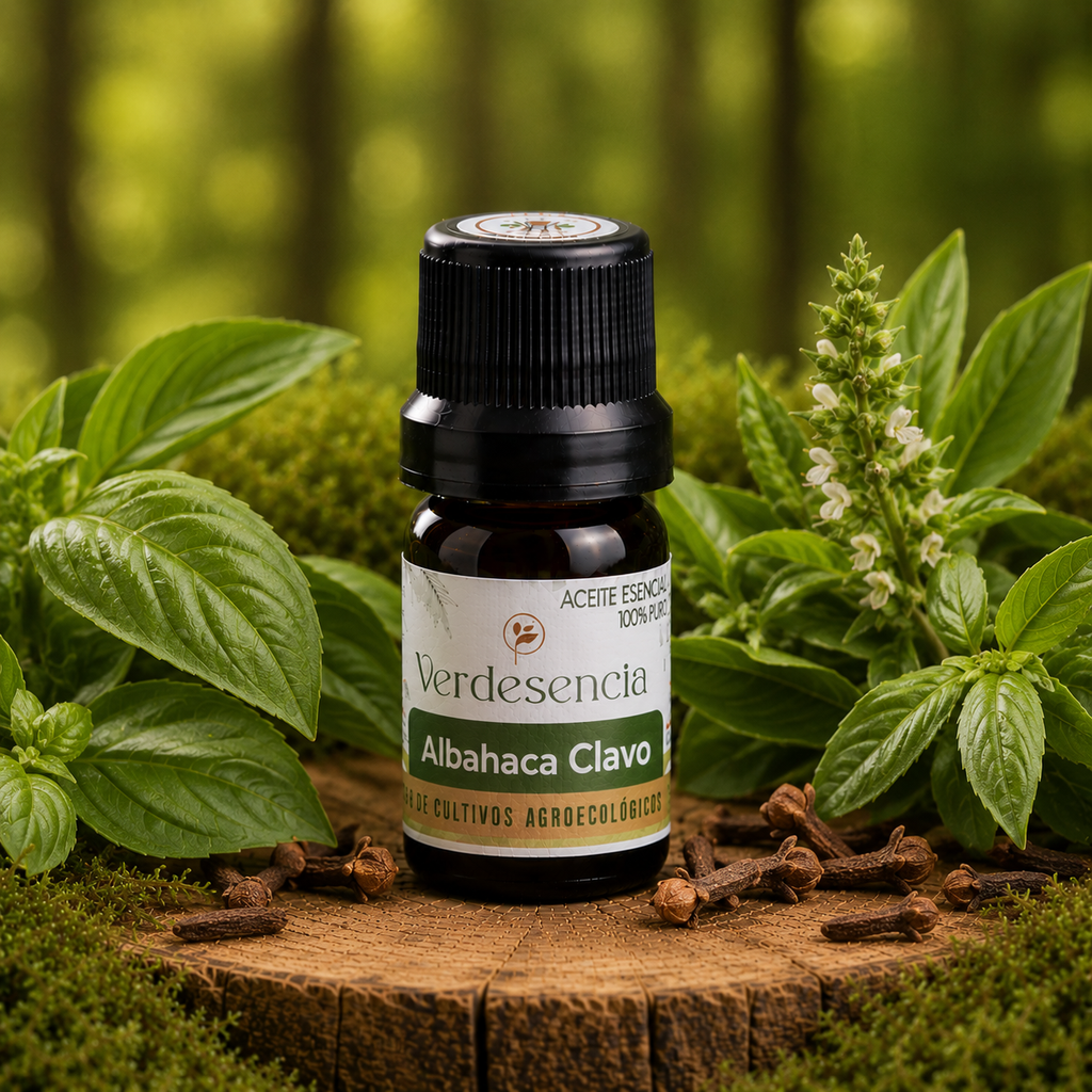 ACEITE ESENCIAL Albahaca clavo