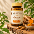 Cúrcuma con pimienta negra, 80 cápsulas.