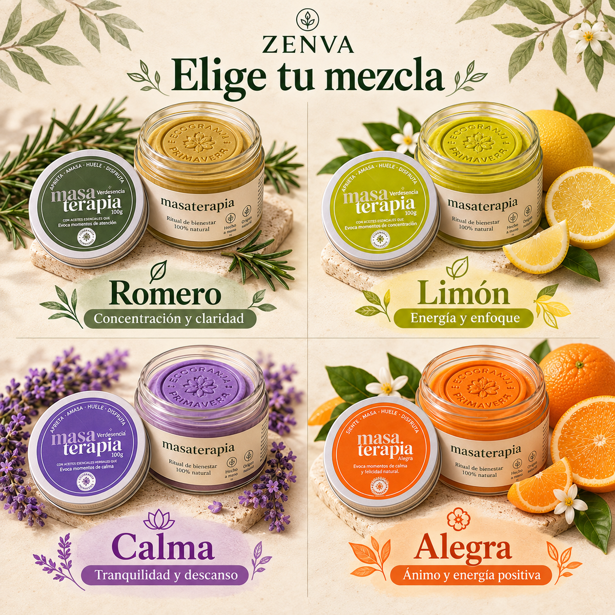 Masaterapia sensorial aromática 100 g