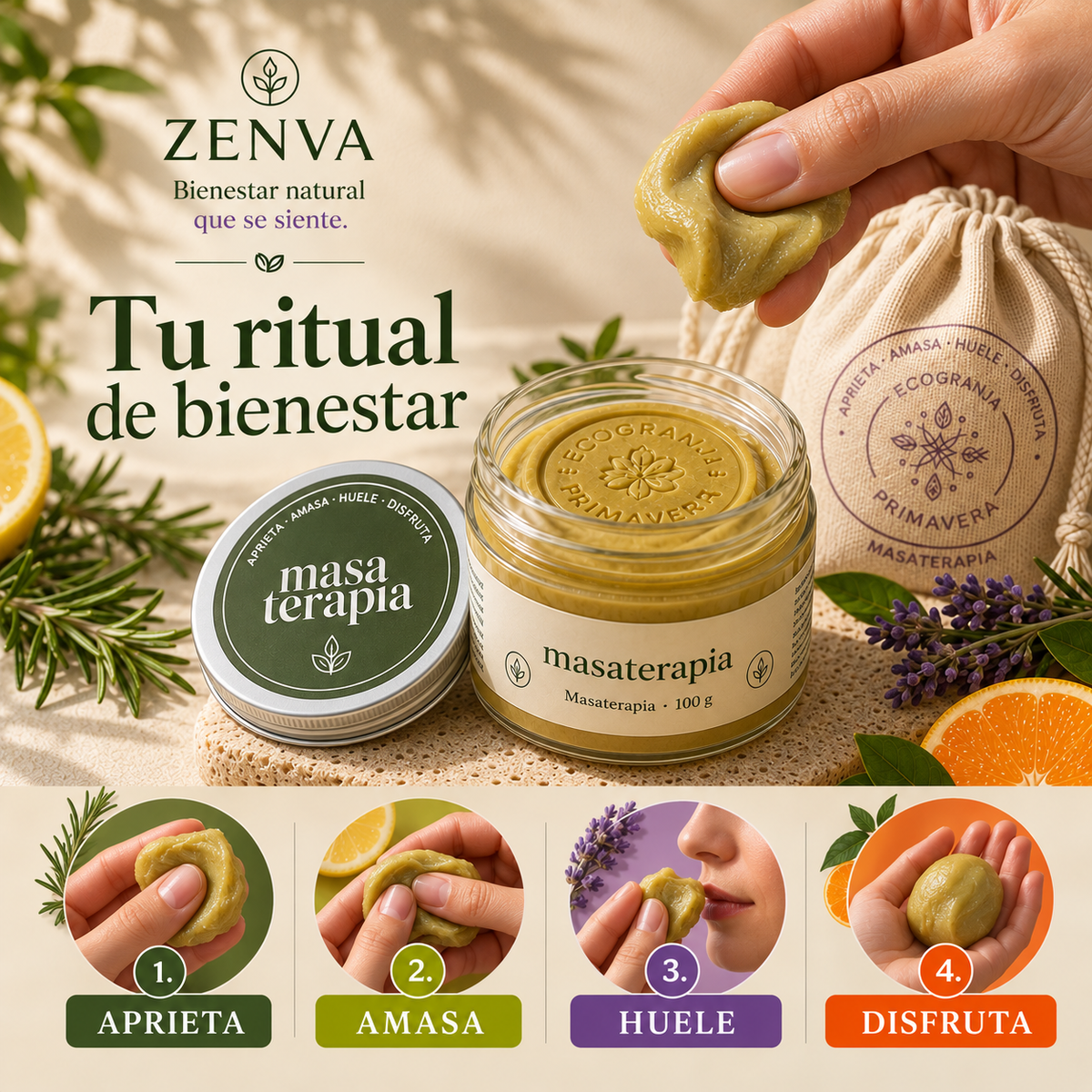 Masaterapia sensorial aromática 100 g